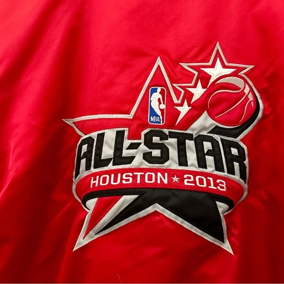 NBA Houston Rockets Western Conference All Star Jacket 2013 XXL - Picture 8 of 10